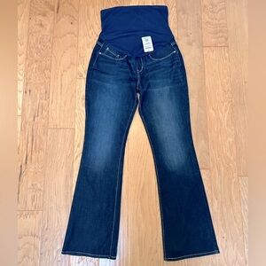 Levi’s NWT Maternity Jeans Large Signature Gold Maternity Bootcut Dark Wash Blue